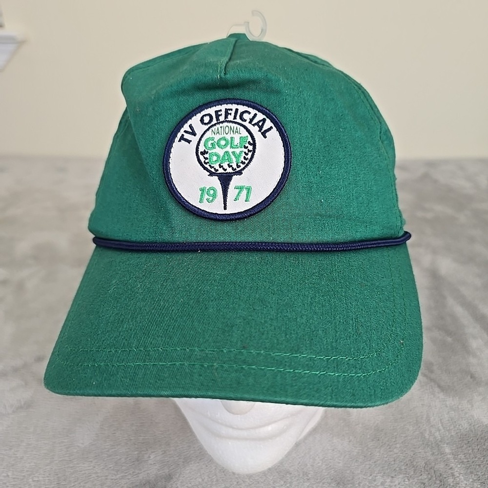 American Needle Hat Mens Adjustable Green Golf‎ Day Lightweight Rope 19th Hole